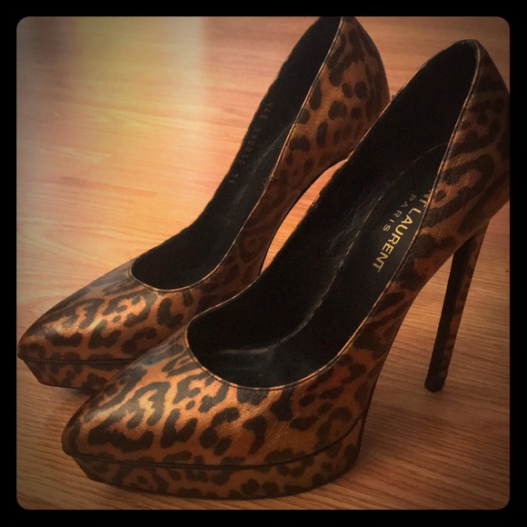 YSL Janis Pointed Toe Pumps - Picture 1 of 5